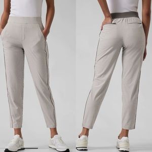 Athleta Brooklyn Textured Ankle Pant City Stripe